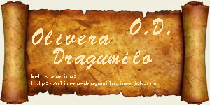 Olivera Dragumilo vizit kartica
